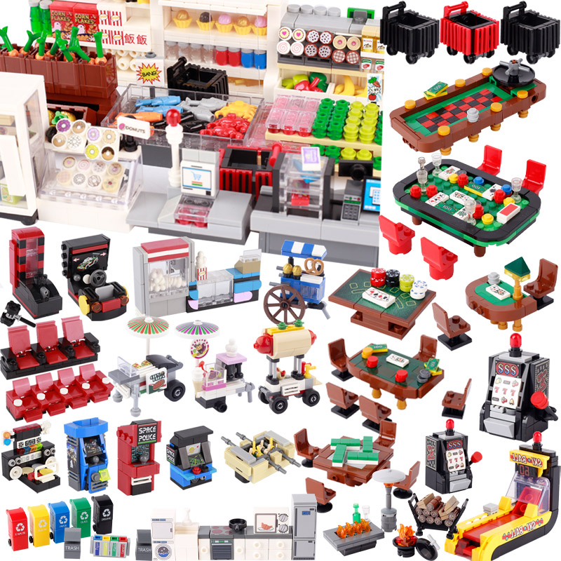 Kitchen Appliances To Gift - Kota pemandangan jalan blok bangunan furnitur