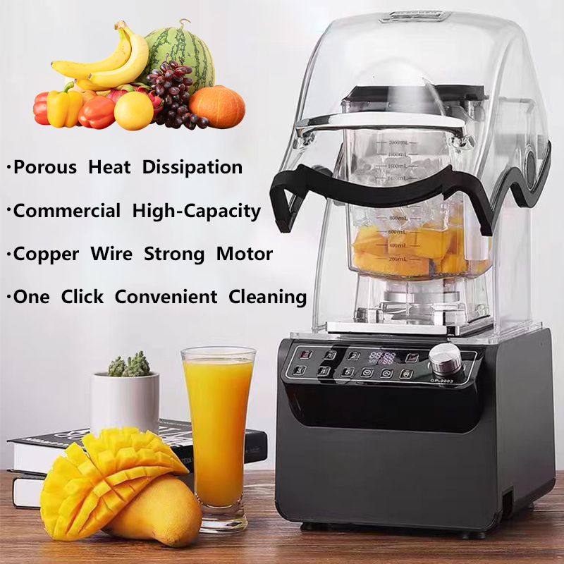 Blender High Power - Mesin Blender Es Komersial 1800W Heavy