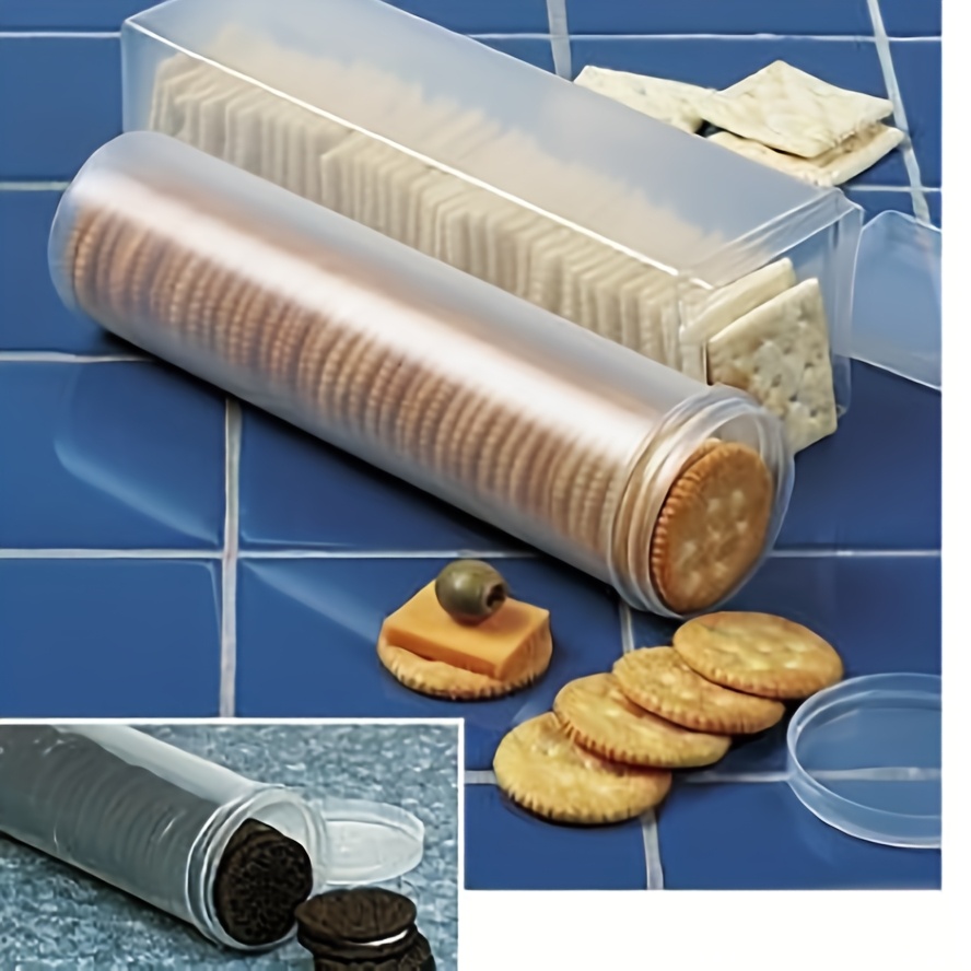 Kitchen Appliances Organizer - Wadah Penyimpanan Makanan Persegi Panjang Transparan