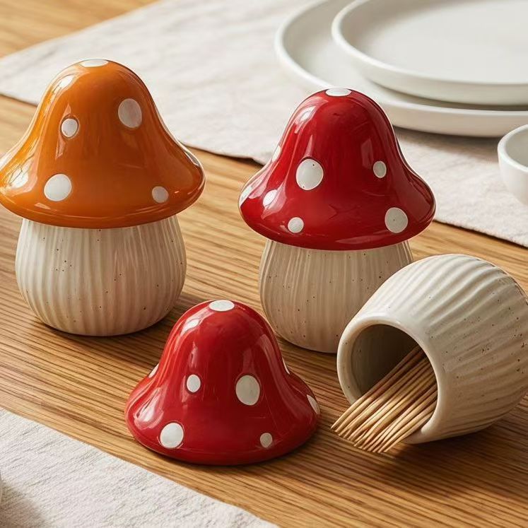Stoples Keramik Bentuk Jamur K - Kitchen Appliances Organizer ulasan dan harga