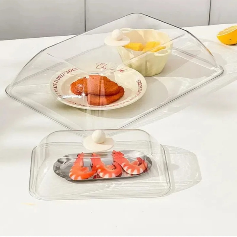 WORTHBUY Penutup Makanan Plast - Kitchen Appliances Organizer ulasan dan harga