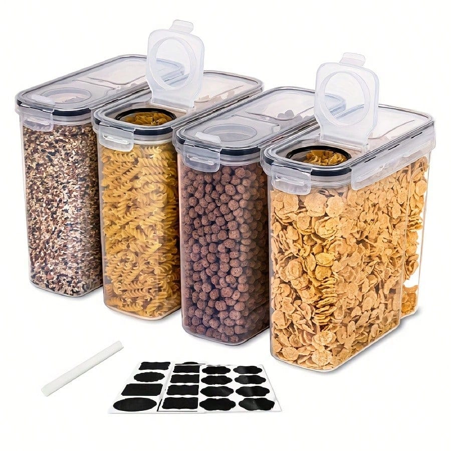 4 Set Wadah Penyimpanan Makana - Kitchen Appliances Organizer ulasan dan harga