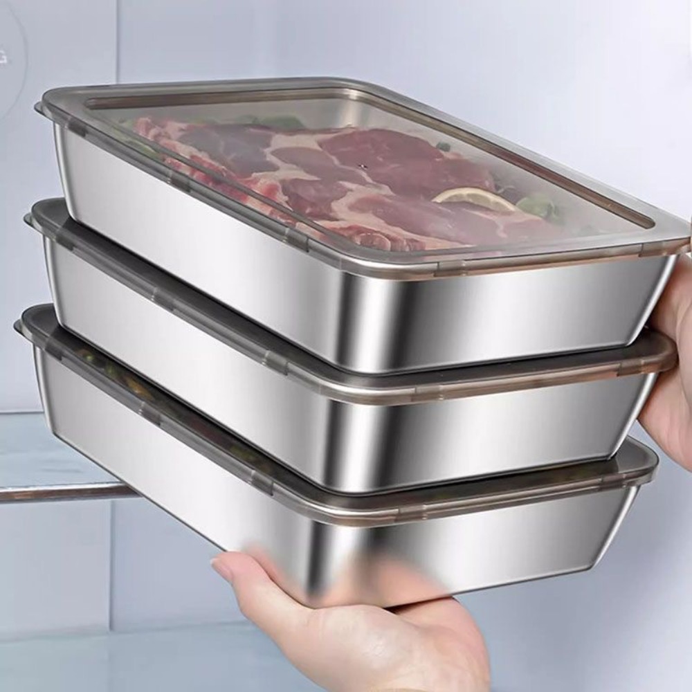 Nampan Sajian Stainless Steel  - Kitchen Appliances Organizer ulasan dan harga