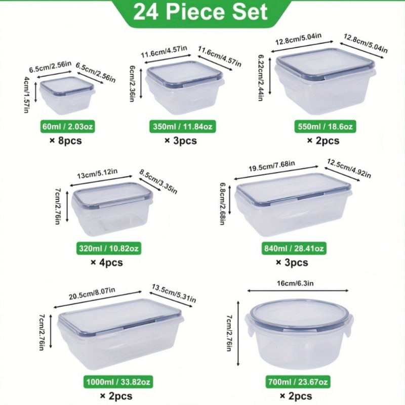 48PCS Set Wadah Penyimpanan Ma - Kitchen Appliances Organizer ulasan dan harga